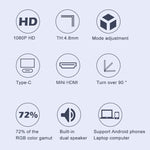M8 14inch 1080P Ultra-thin HD Portable Narrow-edge Display