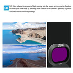 JSR Drone 4 in 1 ND8+ND16+ND32+ND64 Lens Filter for DJI MAVIC 2 Pro, ND8+ND16+ND32+ND64