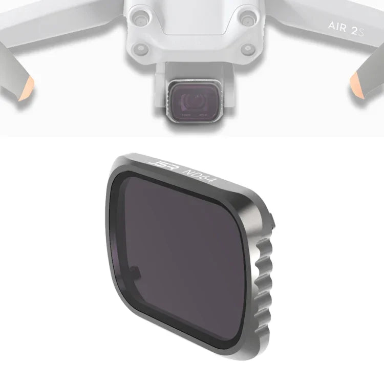 JSR KS ND64 Lens Filter for DJI Air 2S, Aluminum Frame, ND64
