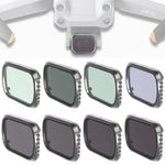 JSR KS 8 in 1 UV + CPL + ND8 + ND16 + ND32 + ND64 + STAR + NIGHT Lens Filter for DJI Air 2S, Aluminum Frame, UV + CPL + ND8 + ND16 + ND32 + ND64 + STAR + NIGHT