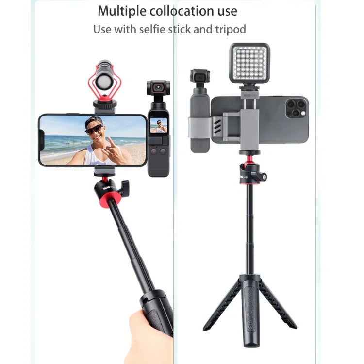 RUIGPRO Smartphone Fixing Clamp 1/4 inch Holder Mount Bracket for DJI OSMO Pocket / Pocket 2