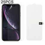 25 PCS Soft Hydrogel Film Full Cover Front Protector with Alcohol Cotton + Scratch Card for, For iPhone 6 / 7 / 8(25 PCS), For iPhone 6 Plus(25 PCS), For iPhone 7 Plus / 8 Plus(25 PCS), For iPhone X / XS(25 PCS), For iPhone XR(25 PCS), iPhone XS Max   ...