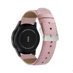 Round Tail Genuine Leather Replacement Strap Watchband, For Samsung Galaxy Watch 3 41mm, For Samsung Galaxy Watch 3 45mm, For Samsung Galaxy Watch 42mm, For Samsung Galaxy Watch 46mm