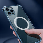 Clear Four-corner Airbag Shockproof Case with Magnetic, For iPhone 11, For iPhone 11 Pro, For iPhone 11 Pro Max