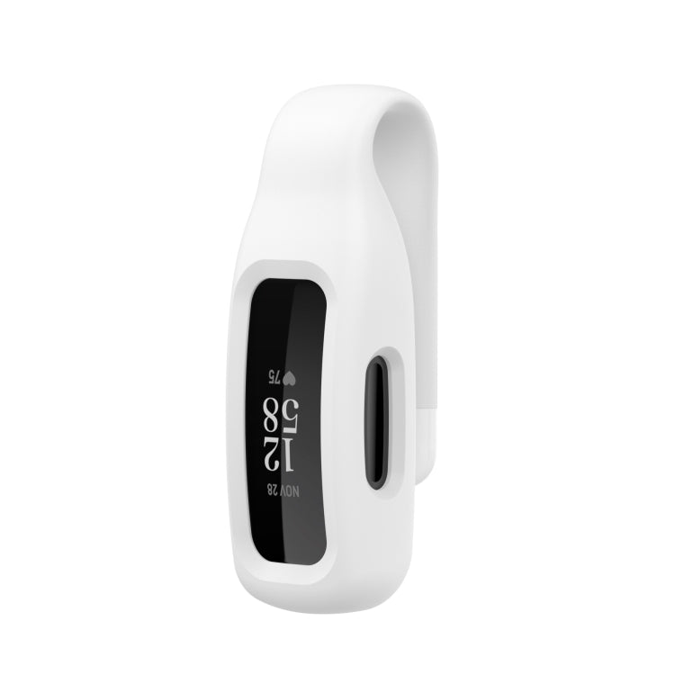 For Fitbit Inspire 2 Steel Sheet Silicone Protective Clip Case Cover, For Fitbit Inspire 2