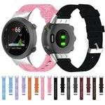 For Garmin Forerunner 45 / 45S / Swim 2 Universal Nylon Canvas Replacement Wrist Strap Watchband, For Garmin Forerunner 45 / 45S
