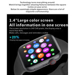 H55Pro 1.4 inch TFT Screen Smart Bluetooth Watch, Support Sleep Monitor / Heart Rate Monitor / Blood Pressure Monitor, Style: Silicone Strap, Style: Silicone Strap(Green), Style: Silicone Strap(Dark Blue), Style: Silicone Strap(Pink)                   ...