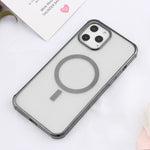 Straight Side Laser Plating Full Coverage Clear TPU Shockproof Magsafe Case, For iPhone 12 mini, For iPhone 12 Pro Max, For iPhone 12 Pro
