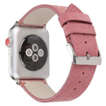 Frosted Genuine Leather Watchband For Apple Watch Series 6 & SE & 5 & 4 40mm / 3 & 2 & 1 38mm, For Apple Watch Series 7 41mm / 6 & SE & 5 & 4 40mm / 3 & 2 & 1 38mm