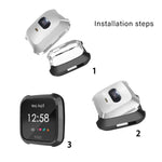 For Fitbit Versa Lite Smart Watch Full Coverage Plating TPU Protective Case