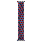 Mixed Color Nylon Braided Single Loop Replacement Watchbands For Apple Watch Series 6 & SE & 5 & 4 44mm / 3 & 2 & 1 42mm, S, M, L