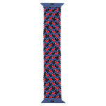 Plastic Buckle Mixed Color Nylon Braided Single Loop Replacement Watchbands For Apple Watch Series 6 & SE & 5 & 4 44mm / 3 & 2 & 1 42mm, S, M, L, XL, XXL