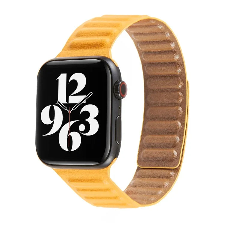 Loop Leather Watchband For Apple Watch Series 6 & SE & 5 & 4 44mm / 3 & 2 & 1 42mm, For Apple Watch Series 7 45mm / 6 & SE & 5 & 4 44mm / 3 & 2 & 1 42mm