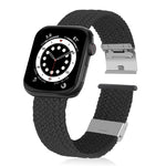 Braided + Stainless Steel Replacement Watchbands For Apple Watch Series 6 & SE & 5 & 4 40mm / 3 & 2 & 1 38mm, For Apple Watch Series 7 41mm / 6 & SE & 5 & 4 40mm, For Apple Watch Series 8&7 41mm / SE 2&6&SE&5&4 40mm / 3&2&1 38mm                        ...