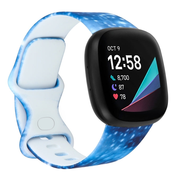 For Fitbit Versa 3 Printing Replacement Strap Watchband, S