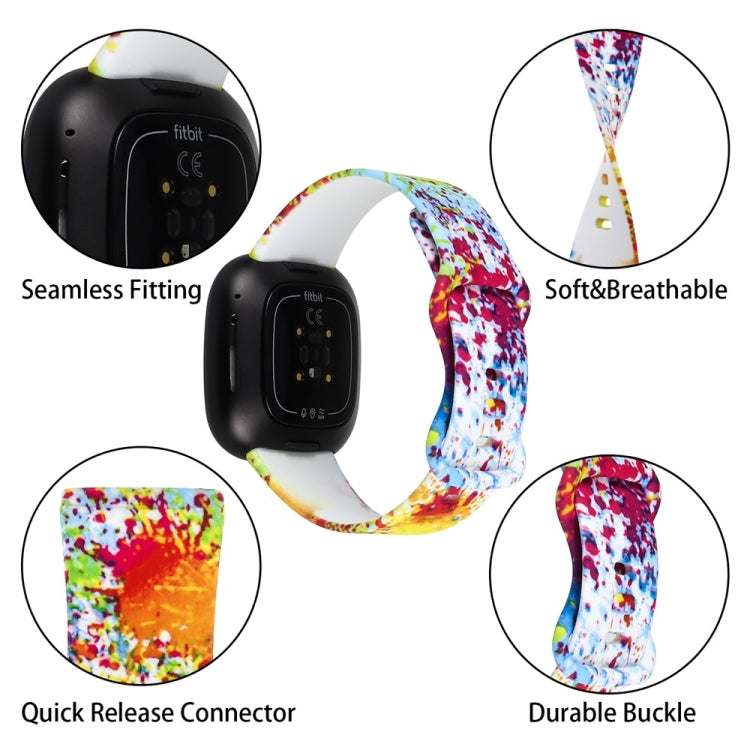 For Fitbit Versa 3 Printing Replacement Strap Watchband, S