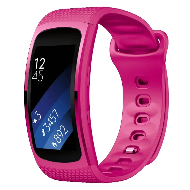 For Samsung Gear Fit2 Pro Silicone Replacement Strap Watchband, S, L