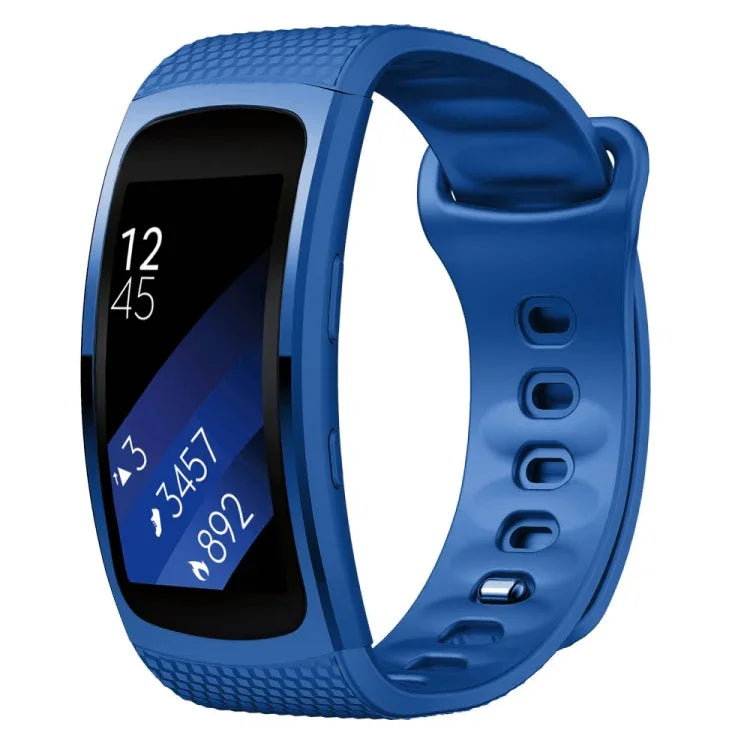 For Samsung Gear Fit2 Pro Silicone Replacement Strap Watchband, S, L