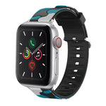 Silicone Replaceable Watch Strap, For Apple Watch Ultra 49mm / Series 8&7 45mm / SE 2&6&SE&5&4 44mm / 3&2&1 42mm, For Apple Watch Series 8&7 41mm / SE 2&6&SE&5&4 40mm / 3&2&1 38mm, For Apple Watch Series 7 45mm / 6 & SE & 5 & 4 44mm / 3 & 2 & 1 42mm   ...