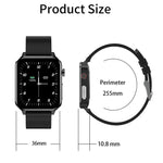 E86 1.7 inch TFT Color Screen IP68 Waterproof Smart Watch, Support Blood Oxygen Monitoring / Body Temperature Monitoring / AI Medical Diagnosis, Style: TPU Strap, TPU Strap(Blue), TPU Strap(Black), TPU Strap(Red)