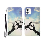 Painted Pattern Horizontal Flip Leathe Case, For iPhone 12 mini, For iPhone 12/12 Pro, For iPhone 12 Pro Max