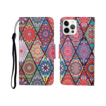 Painted Pattern Horizontal Flip Leathe Case, For iPhone 12 mini, For iPhone 12/12 Pro, For iPhone 12 Pro Max