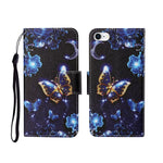 Painted Pattern Horizontal Flip Leathe Case, For iPhone SE (2020)/ 7 /8, For iPhone X, For iPhone XR