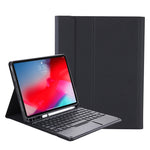 YT098B-A Detachable Candy Color Skin Feel Texture Round Keycap Bluetooth Keyboard Leather Case with Touch Control For iPad Air 11 2024 / 2025 / Air 4 10.9 2020 / Air 5 10.9 2022 (Purple), For iPad 10.2 2020 & 2019 / Air 2019 / Pro 10.5 inch            ...