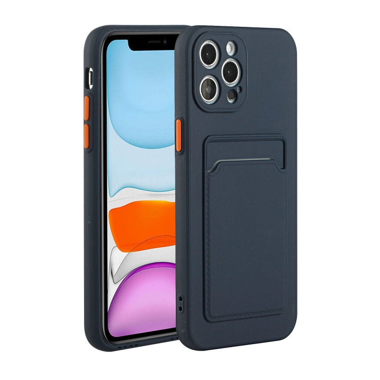 Card Slot Design Shockproof TPU Protective Case, For iPhone 12 Pro Max, For iPhone X / XS, For iPhone XR, For iPhone XS Max