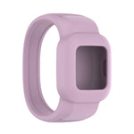 For Garmin Vivofit JR3 No Buckle Silicone Pure Color Replacement Watchband, S, L