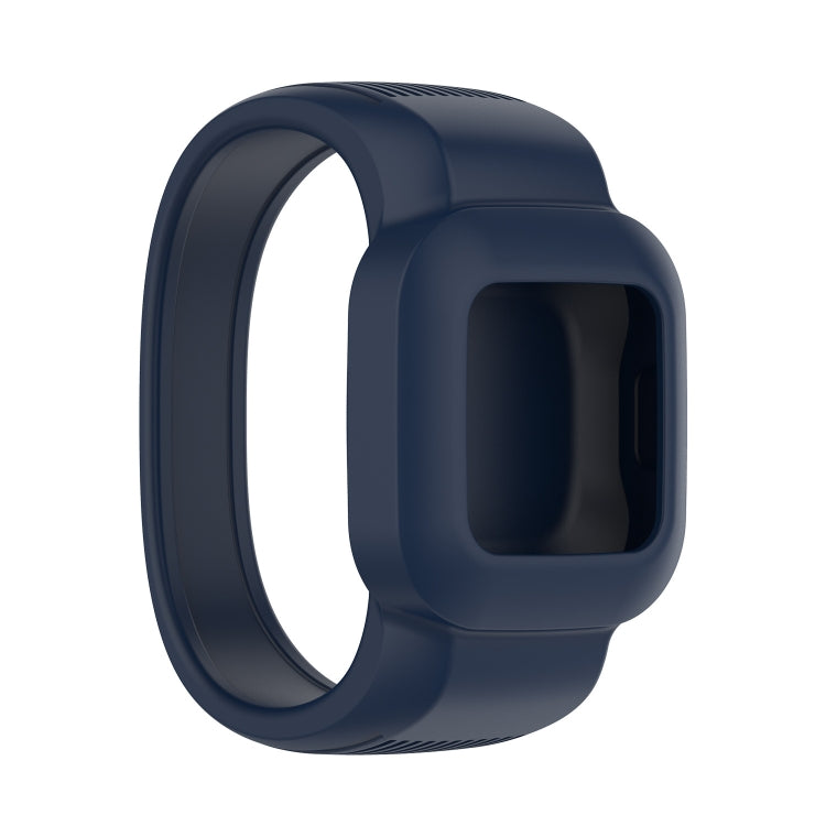 For Garmin Vivofit JR3 No Buckle Silicone Pure Color Replacement Watchband, S, L