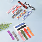 Adjustable Nylon Braided Elasticity Replacement Strap Watchband, For Samsung Galaxy Watch Active2 40mm, For Samsung Galaxy Watch Active, For Samsung Galaxy Watch Active2 44mm