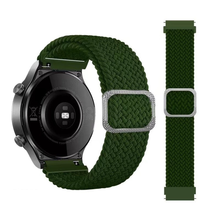 Adjustable Nylon Braided Elasticity Replacement Strap Watchband, For Huawei Watch 3 / 3 Pro