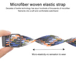 Adjustable Nylon Braided Elasticity Replacement Strap Watchband, For Huawei Watch 3 / 3 Pro