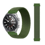 For Huawei Watch 3 / 3 Pro Adjustable Nylon Braided Elasticity Replacement Strap Watchband, 165mm