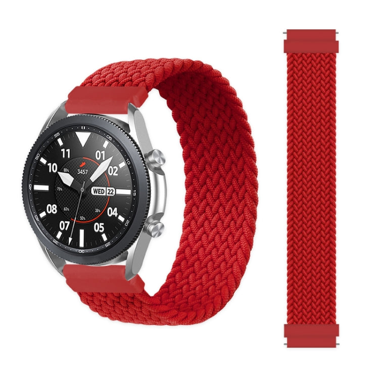 For Samsung Galaxy Watch 46mm Adjustable Nylon Braided Elasticity Replacement Strap Watchband, 125mm, 135mm, 145mm, 155mm