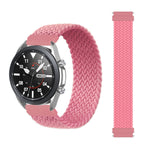 For Samsung Galaxy Watch 3 45mm Adjustable Nylon Braided Elasticity Replacement Strap Watchband, 125mm, 135mm, 145mm, 155mm