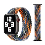 Metal Head Braided Nylon Replacement Watchbands, Size: M 145mm For Apple Watch Series 6 & SE & 5 & 4 40mm / 3 & 2 & 1 38mm, M 145mm 40mm / 38mm