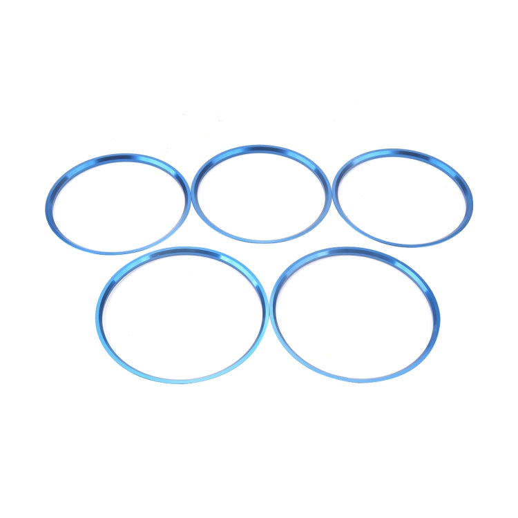 5 PCS Car Air Conditioner Air Outlet Decorative Ring for Mercedes-Benz, A5819-01, A5819-02, A5819-03