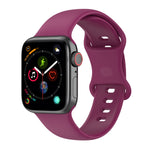 Large Size Silicone Watch Band For Apple Watch Series, 7 41mm / 6 & SE & 5 & 4 40mm / 3 & 2 & 1 38mm, Size: Large Size, 7 45mm / 6 & SE & 5 & 4 44mm / 3 & 2 & 1 42mm, Size: Large Size