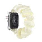 Scarf Hair Tie Replacement Watchbands For Apple Watch Series, 7 45mm / 6 & SE & 5 & 4 44mm / 3 & 2 & 1 42mm, 7 41mm / 6 & SE & 5 & 4 40mm / 3 & 2 & 1 38mm