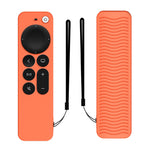 Silicone Protective Case Cover For Apple TV 4K 4th Siri Remote Controller