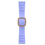 Modern Style Silicone Replacement Strap Watchband For Apple Watch Series 6 & SE & 5 & 4 40mm / 3 & 2 & 1 38mm, Black Buckle, Rose Gold Buckle, Silver Buckle