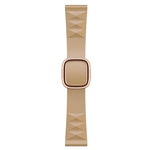 Modern Style Silicone Replacement Strap Watchband For Apple Watch Series 6 & SE & 5 & 4 40mm / 3 & 2 & 1 38mm, Black Buckle, Rose Gold Buckle, Silver Buckle