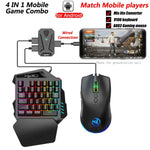 HXSJ P8+V100+J900 Keyboard Mouse Converter + One-handed Keyboard + Programming Gaming Mouse Set, P8+V100+J900