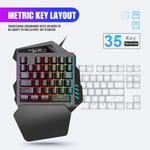 HXSJ V100+A883+P8 One-handed Keyboard + Programming Gaming Mouse + Keyboard Mouse Converter Set, V100+A883+P8