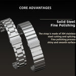 For Xiaomi Mi Band 6 / 5 CS Mijobs CS Metal Three Bead Stainless Steel Watch Band