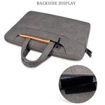 ST06SDJ Frosted PU Business Laptop Bag with Detachable Shoulder Strap, 13.3 inch, 14.1-15.4 inch, 15.6 inch