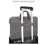 ST06SDJ Frosted PU Business Laptop Bag with Detachable Shoulder Strap, 13.3 inch, 14.1-15.4 inch, 15.6 inch