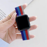Four-colors Milanese Replacement Strap Watchband, For Apple Watch Series 7  41mm / & 6 & SE & 5 & 4 40mm, For Apple Watch Series  7  45mm / & 6 & SE & 5 & 4 44mm